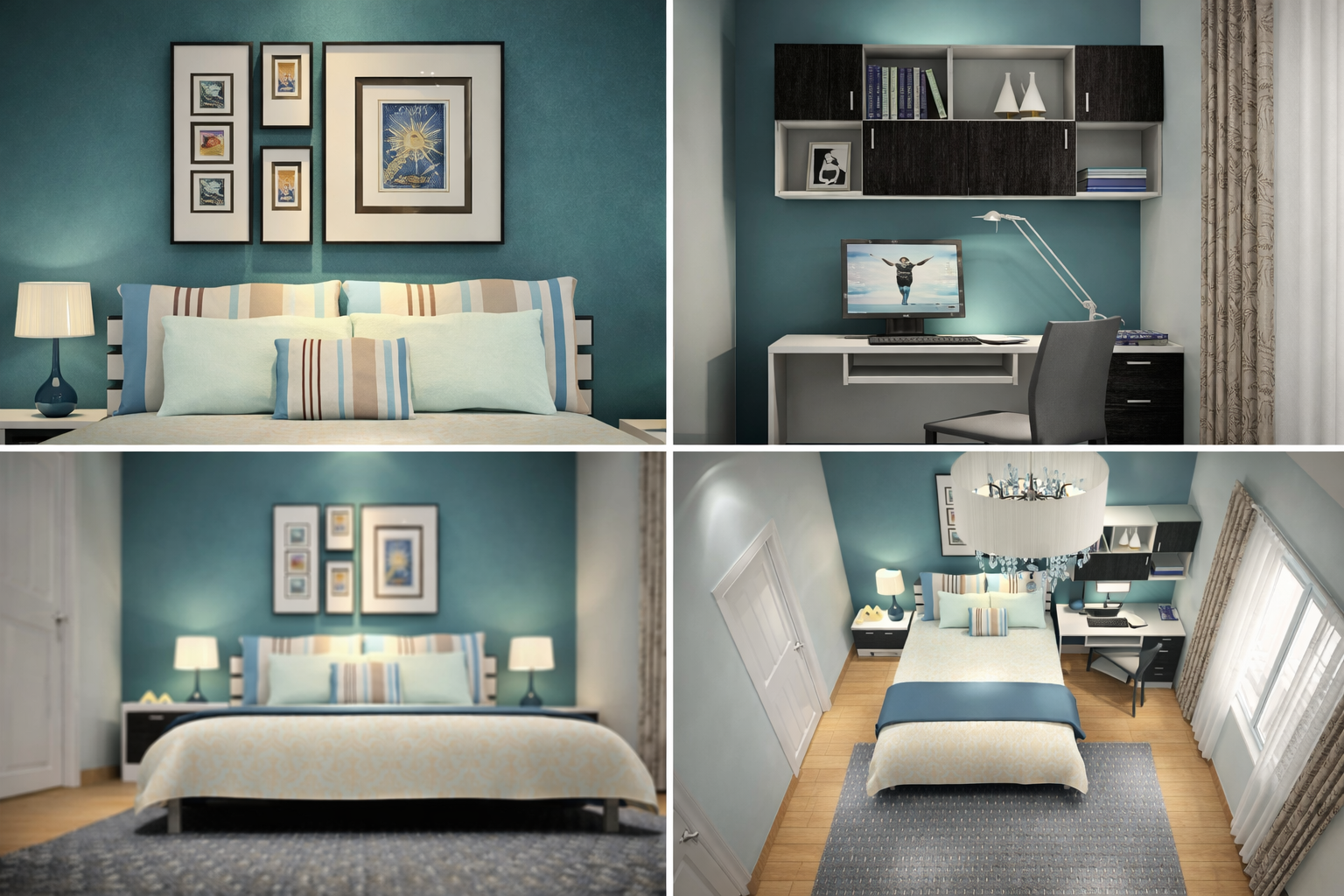 Universal 4-Point Bedroom Perspective Prompt